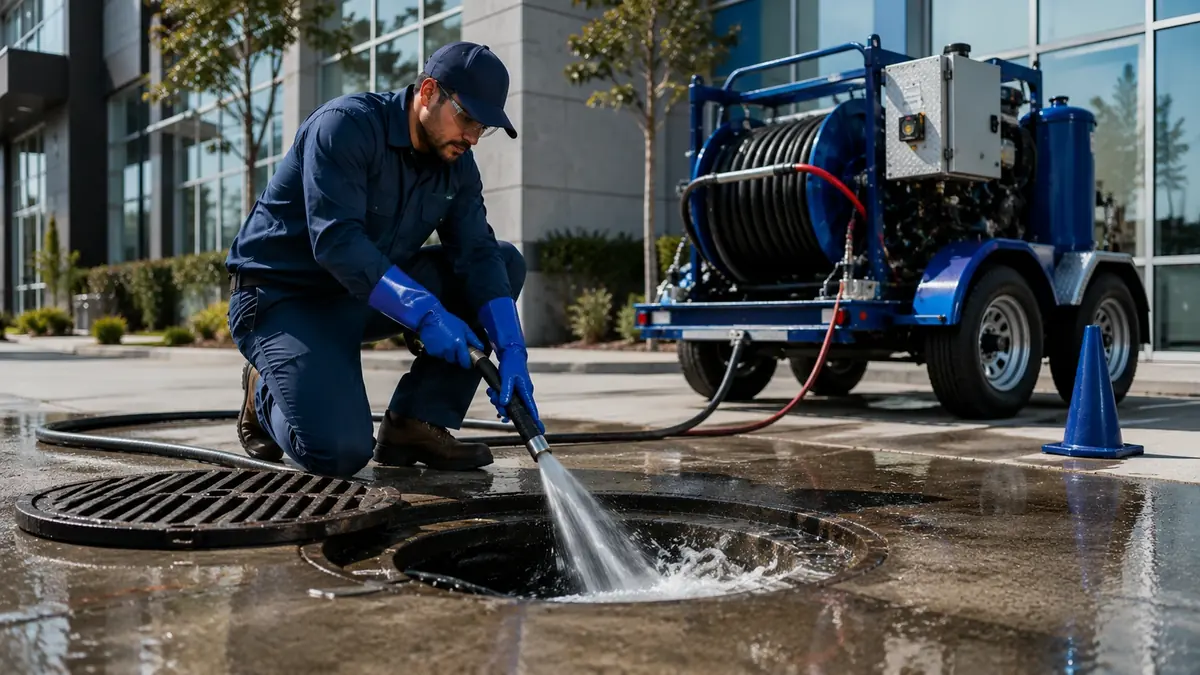 Commercial Hydro Jet Drain Cleaning in San Carlos