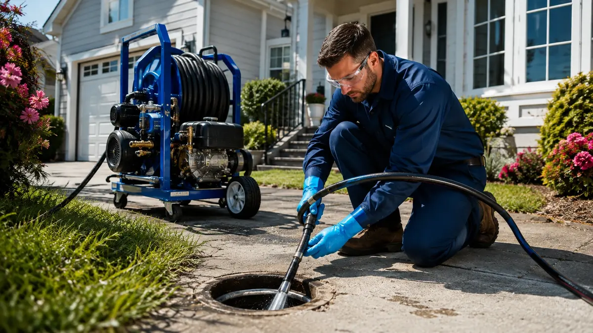 Residential Hydro Jet Drain Cleaning in San Carlos