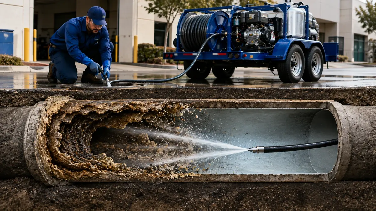 Sewer Pipe Descaling in San Carlos